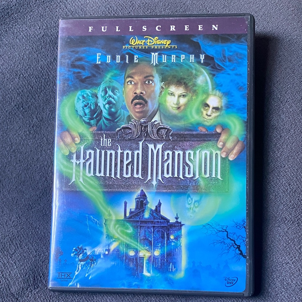 Disney's The Haunted Mansion DVD with Blue and Green Cover